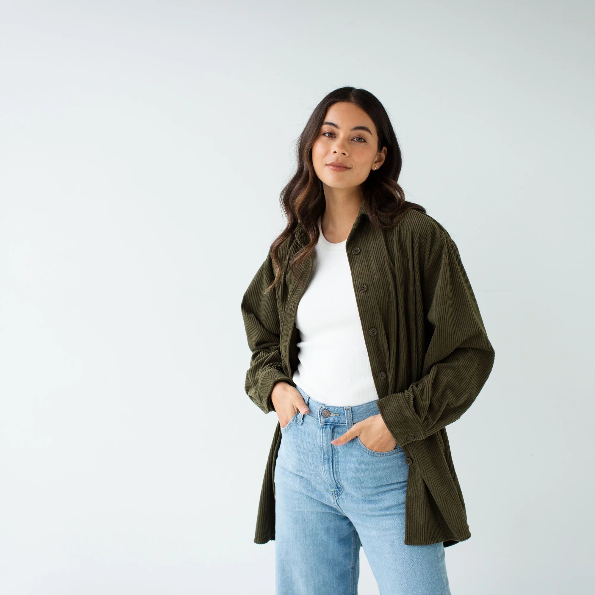 S O P H I E // Shacket Jacket FOREST