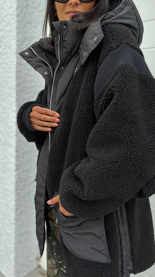 PRE-LOVED // P.E NATION District Jacket BLACK