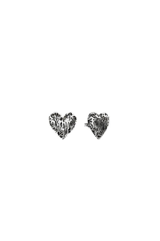 SGC // Death Metal Hearts Earrings