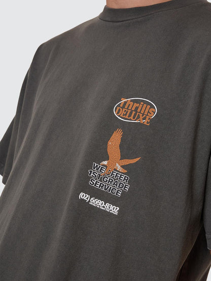 THRILLS // 1st Grade Service Merch Fit Tee MERCH BLACK