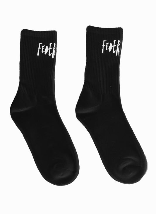 FEDERATION // Inked Socks BLACK/WHITE