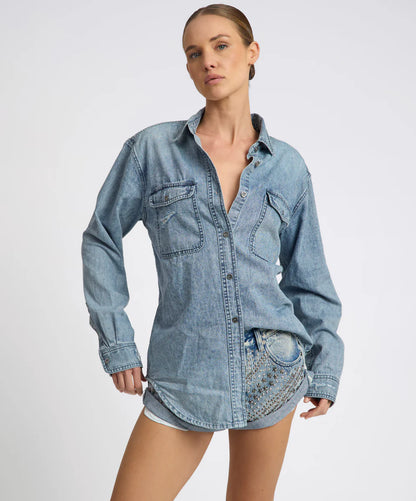 ONE TEASPOON // Limited Edition Denim Shirt SALTY DOG