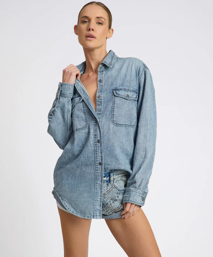 ONE TEASPOON // Limited Edition Denim Shirt SALTY DOG