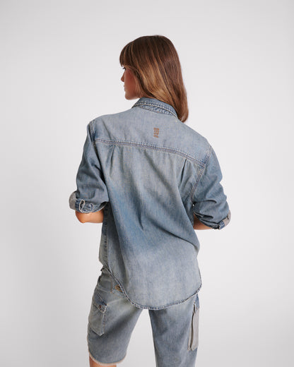 ONE TEASPOON // Everyday Denim Shirt DIRTY BLUE
