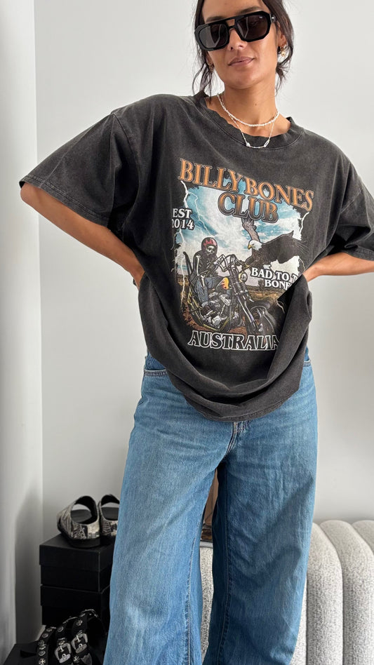 PRE-LOVED // BILLY BONES CLUB Bad to the Bones Tee VINTAGE