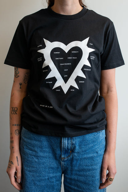 STOLEN GIRLFRIENDS CLUB // Spike Heart Tee **EXCLUSIVE