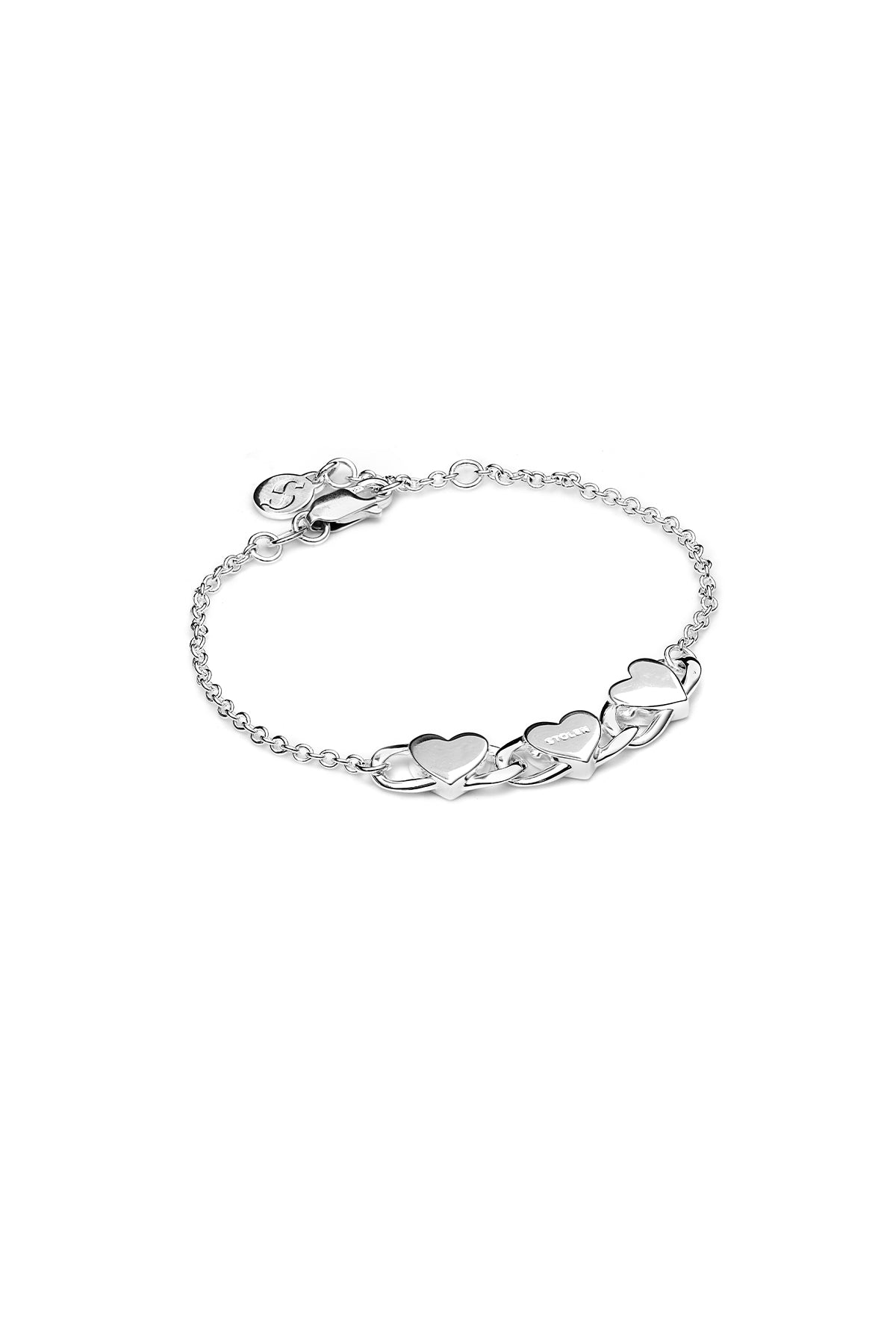SGC // Triple Heart Love Chain Bracelet
