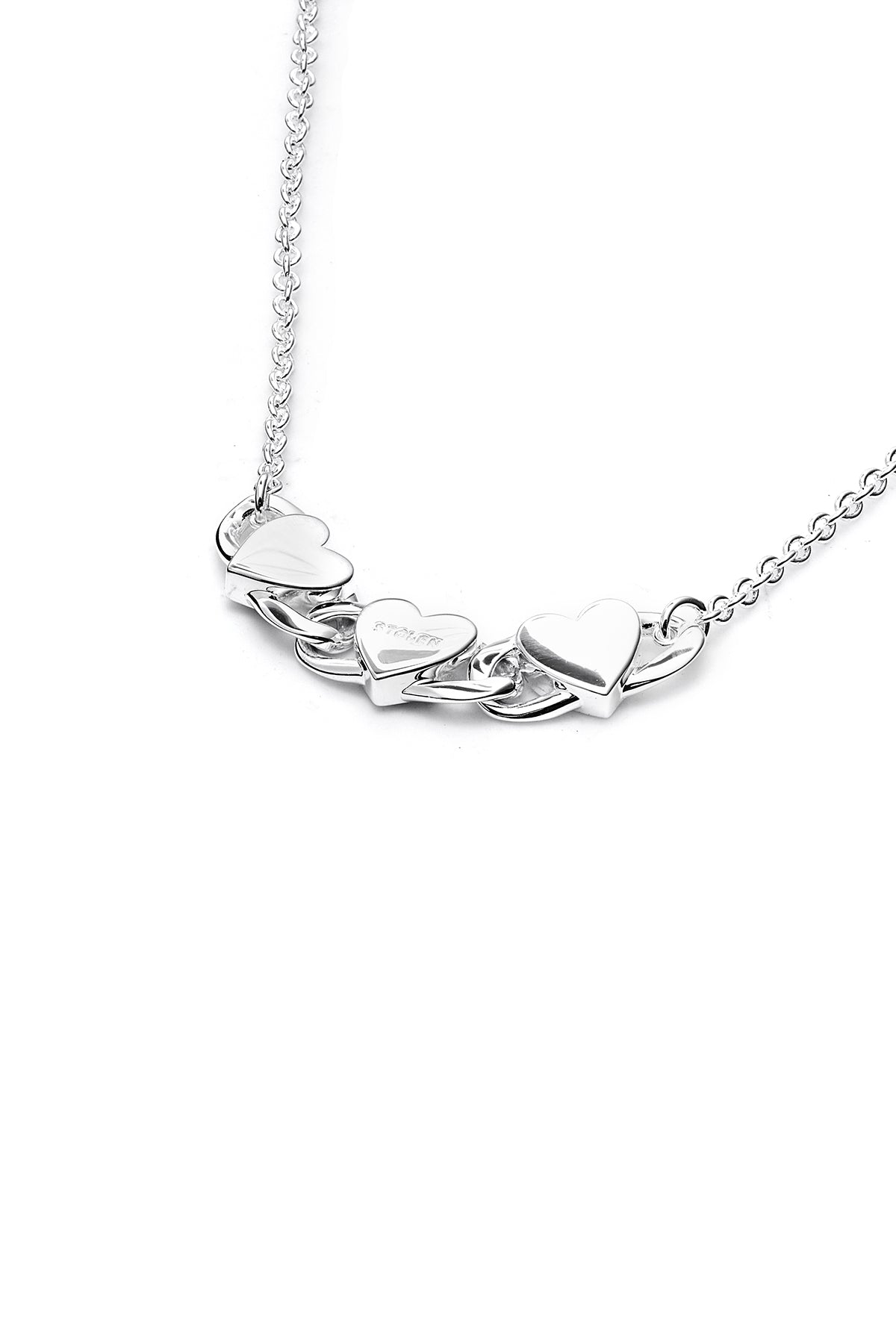 SGC // Triple Heart Love Chain Necklace