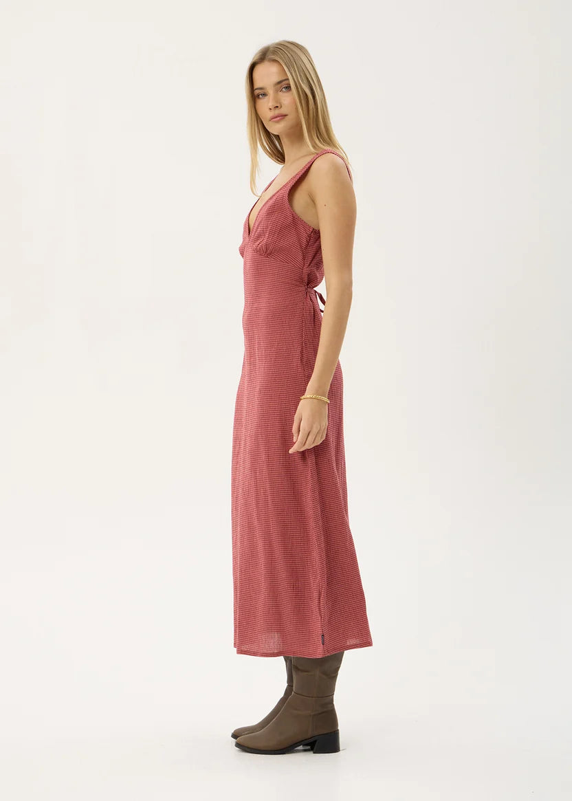 Tully Seerseeker Maxi Dress INDY ROSE CHECK
