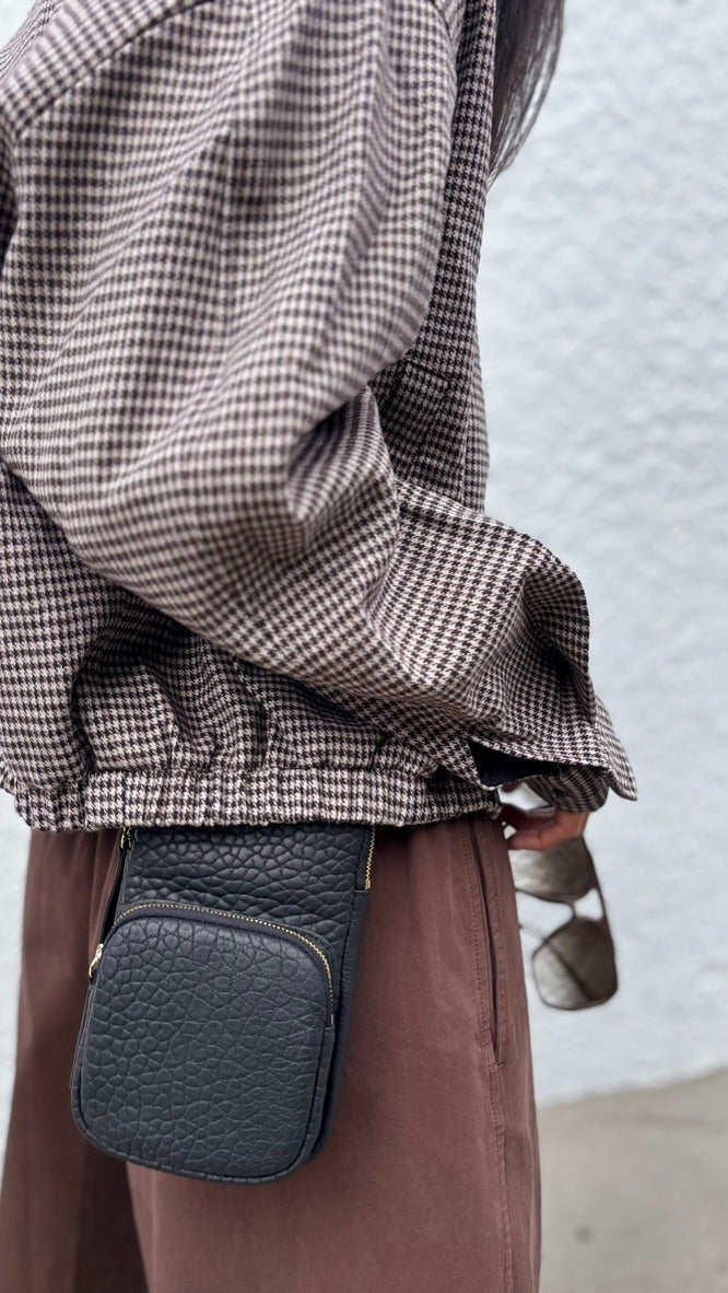 Solana Wool Jacket BROWN BLACK CHECK