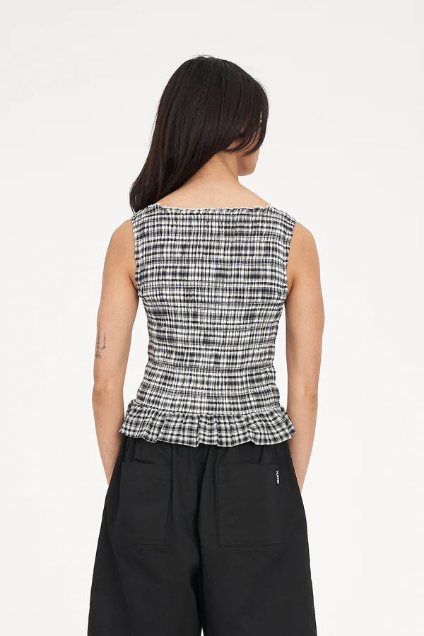 HUFFER // Roony Gigi Top BLACK CHALK