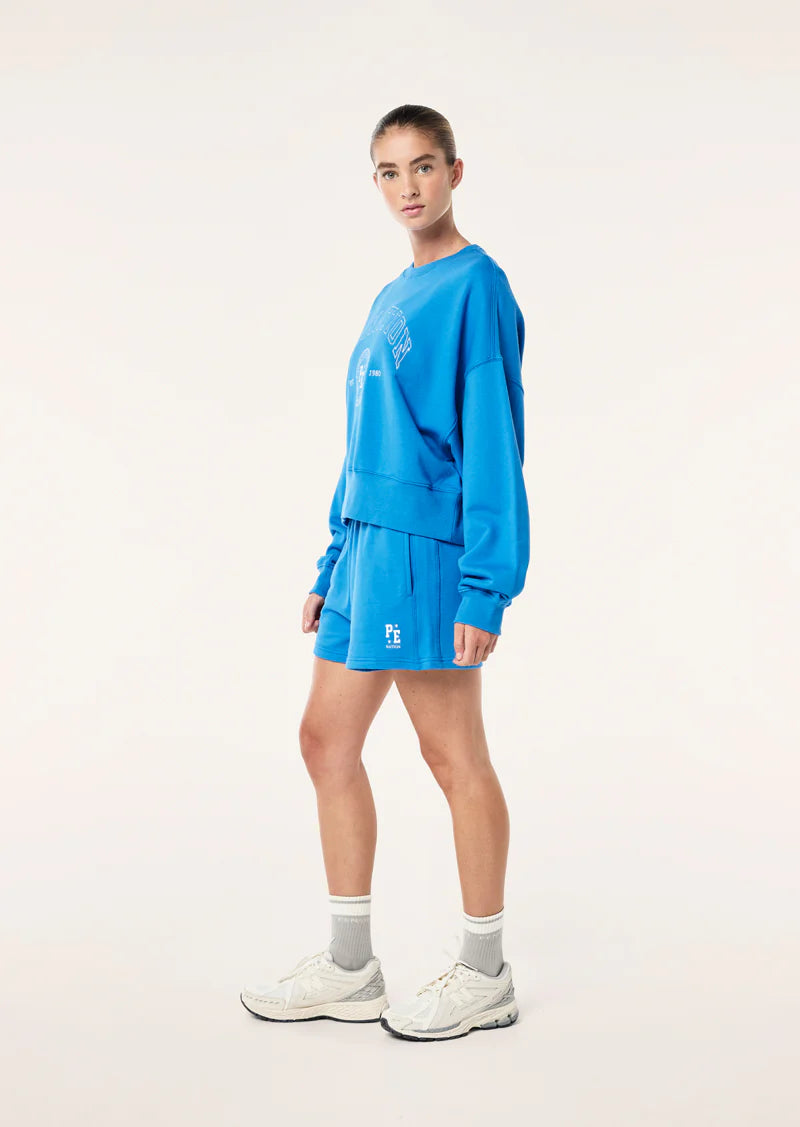 P.E NATION // Adobe Sweater FRENCH BLUE