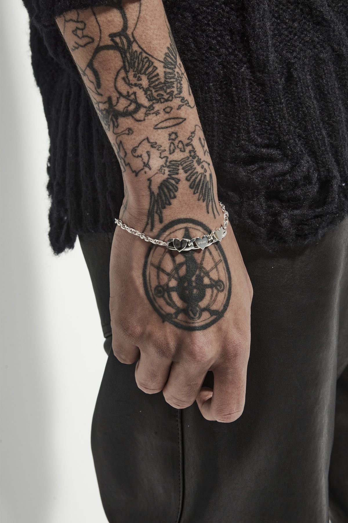 SGC // Triple Heart Love Chain Bracelet