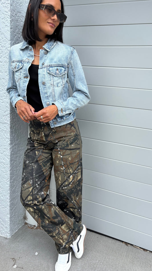 PRE-LOVED // KSUBI Denim Crop Jacket