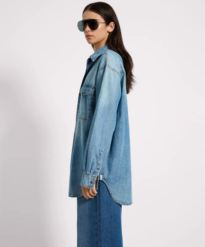 ONE TEASPOON // Essential Denim Shirt BLUE CRUSH