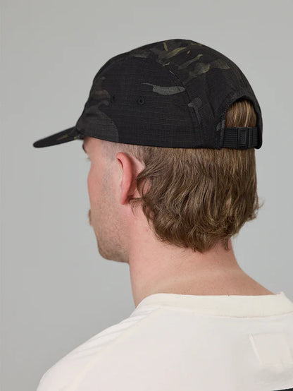 JAF // 5 Panel Cap BLACK CAMO