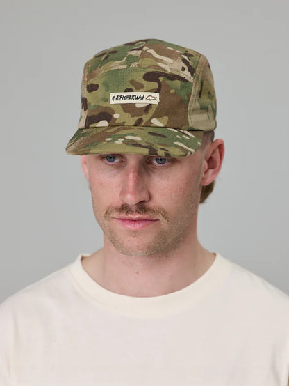 JAF // 5 Panel Cap GREEN CAMO