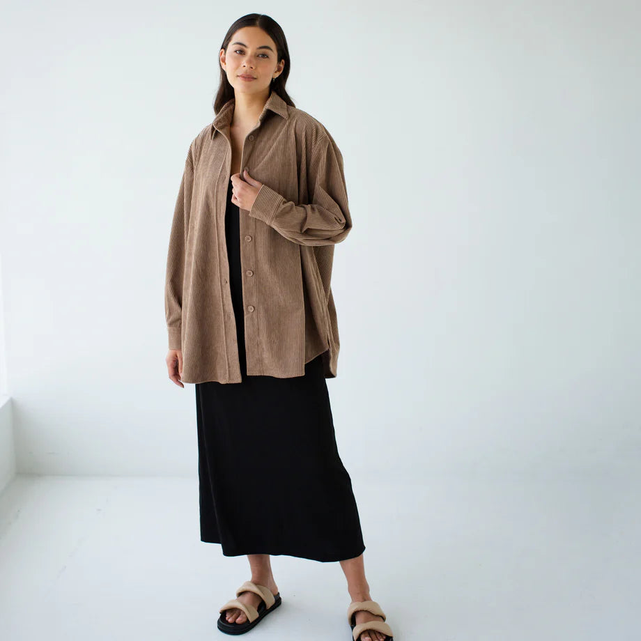 S O P H I E // Shacket Jacket SAND