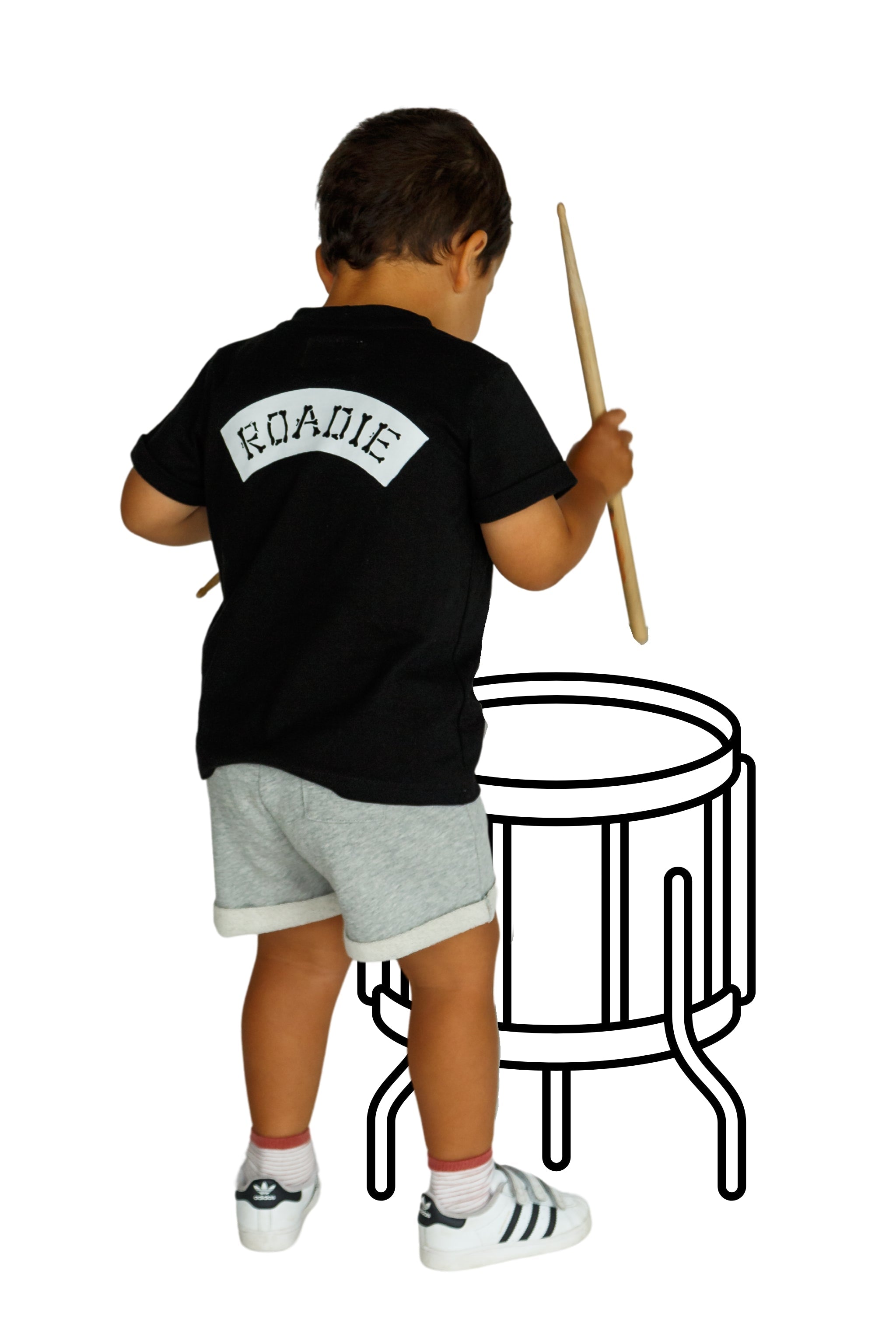 POP FACTORY SHOP // On Tour Tee BLACK