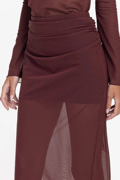 BLAK // Avelina Skirt MAROON