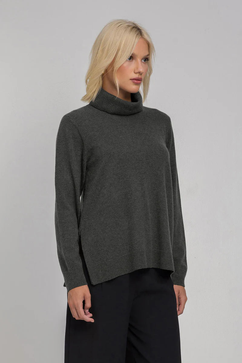 BLAK // Kendra Sweater CHARCOAL MARLE