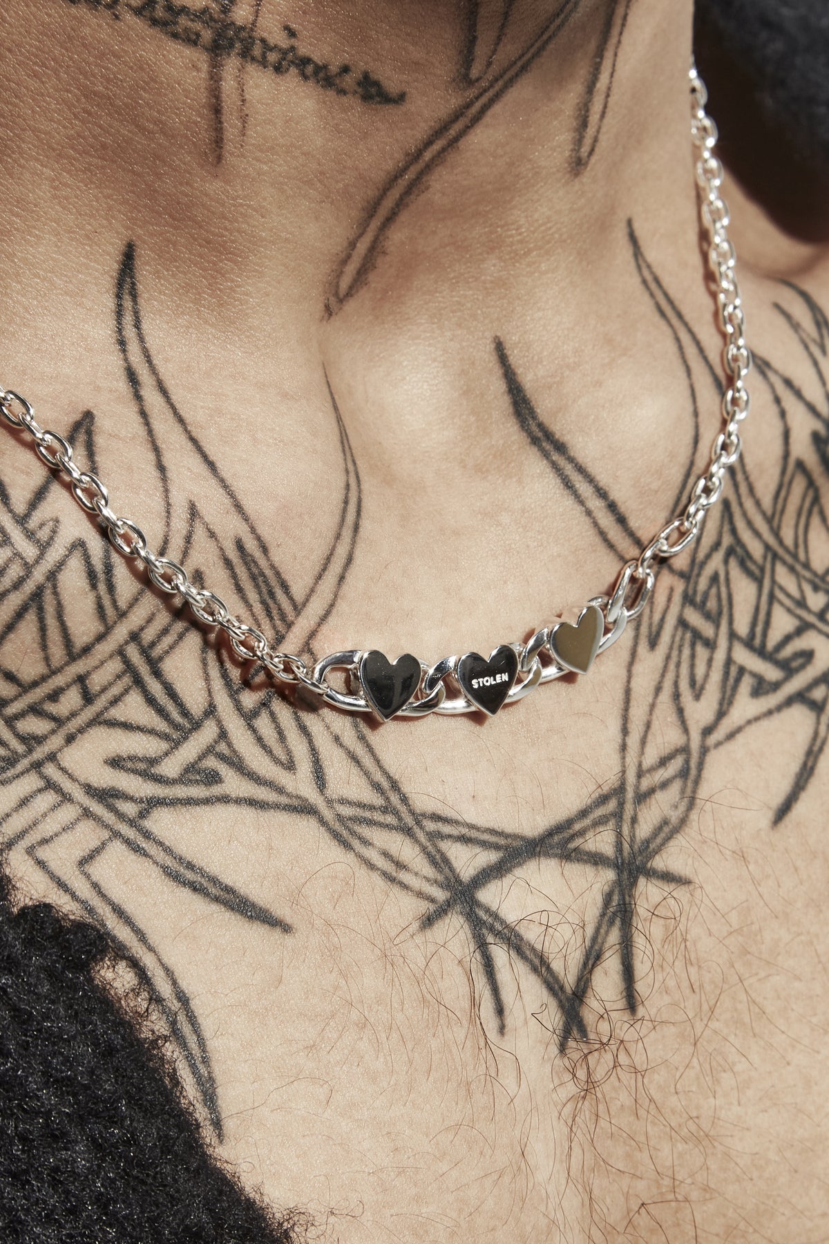 SGC // Triple Heart Love Chain Necklace