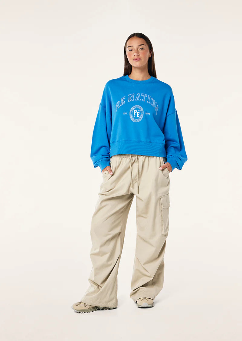 P.E NATION // Adobe Sweater FRENCH BLUE