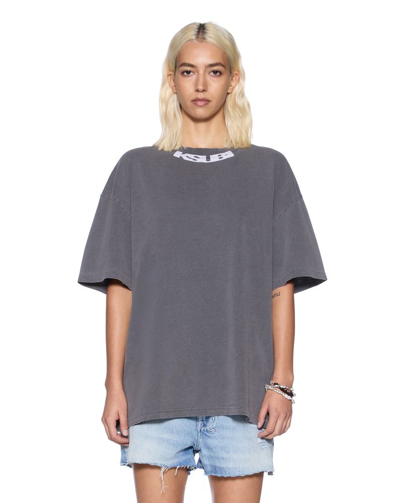 Sott Stamp Boyfriend Tee CHARCOAL