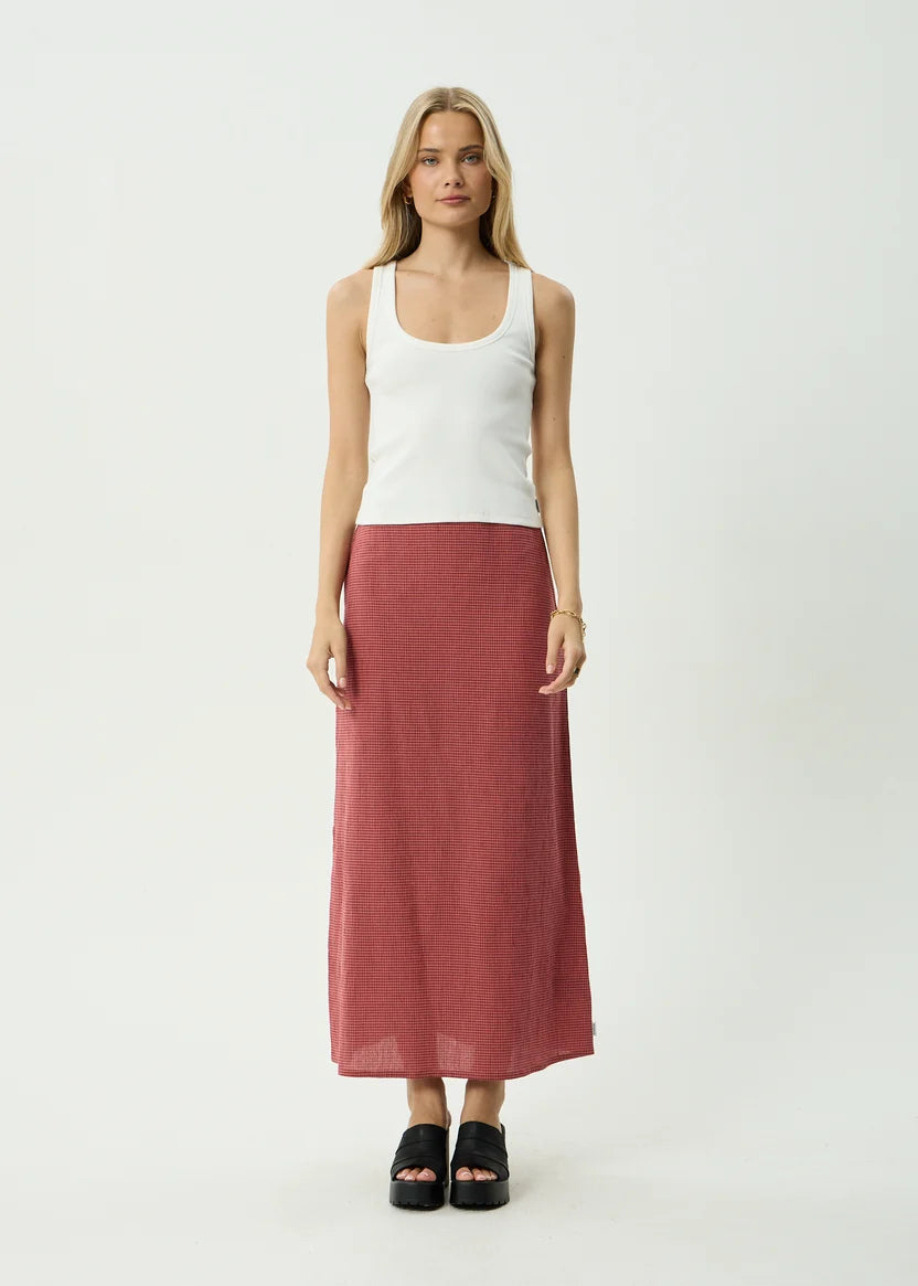 Kali Maxi Skirt INDY ROSE CHECK
