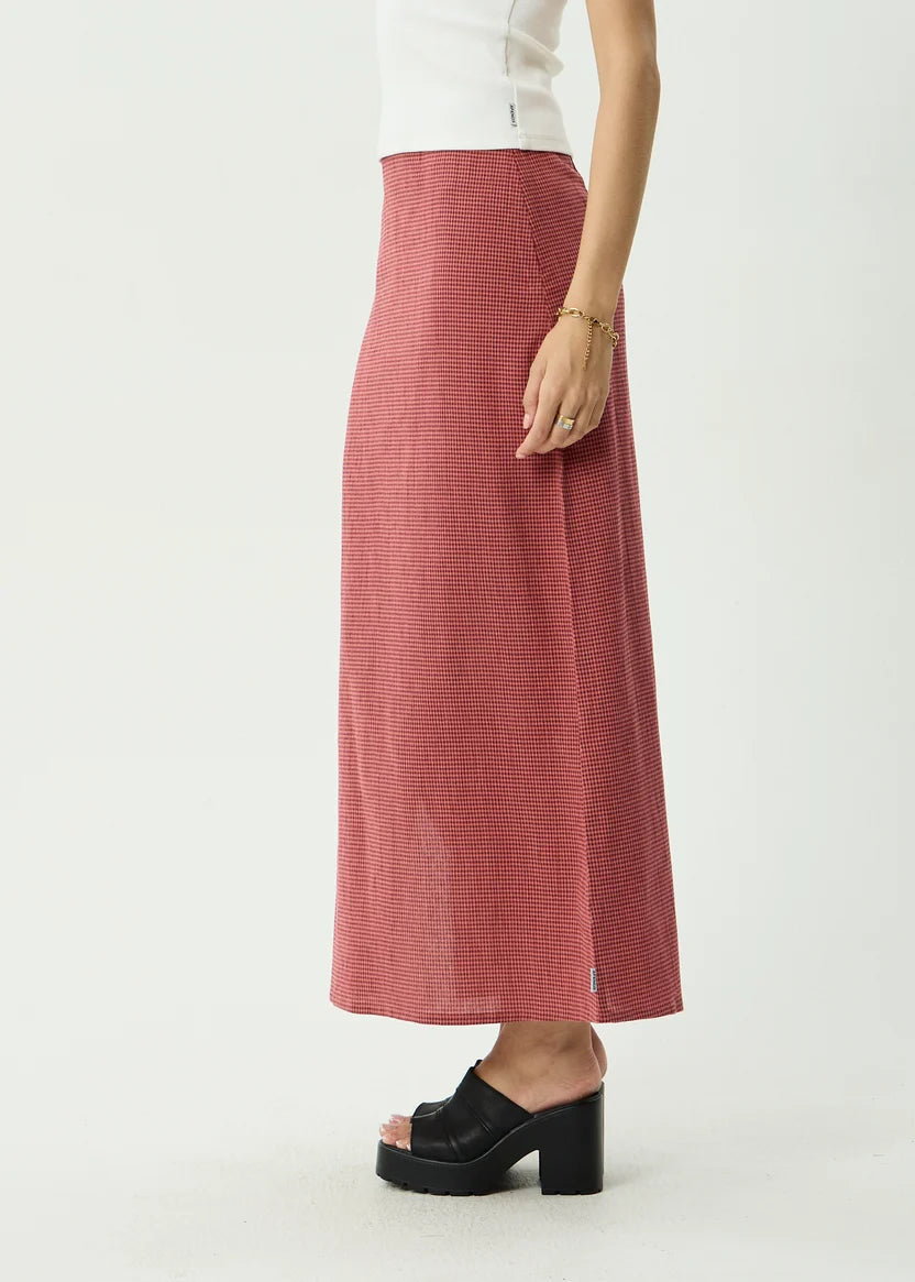 Kali Maxi Skirt INDY ROSE CHECK