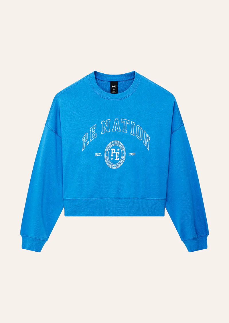 P.E NATION // Adobe Sweater FRENCH BLUE