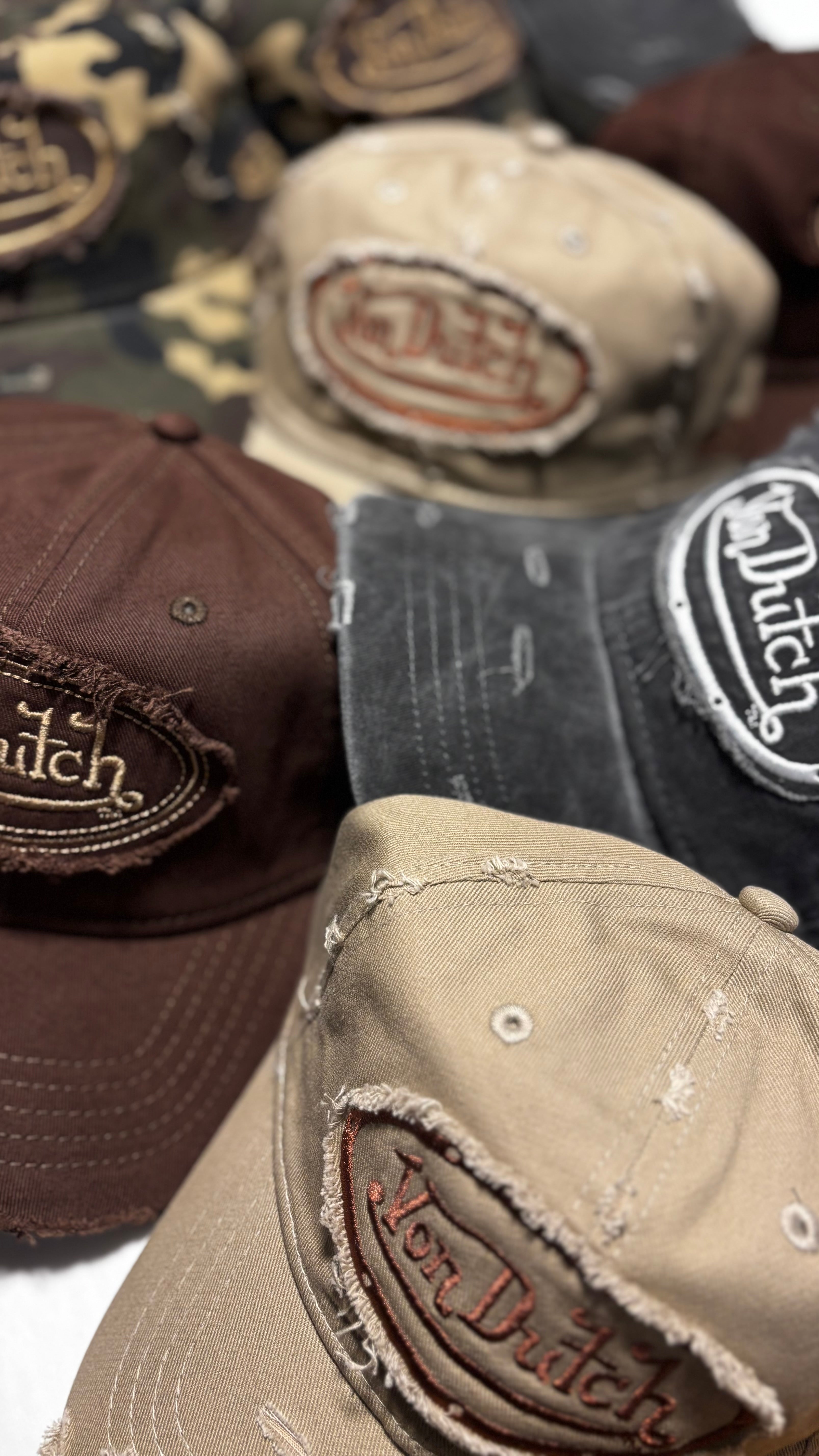 Destroyed Dad Cap WASHED TAN
