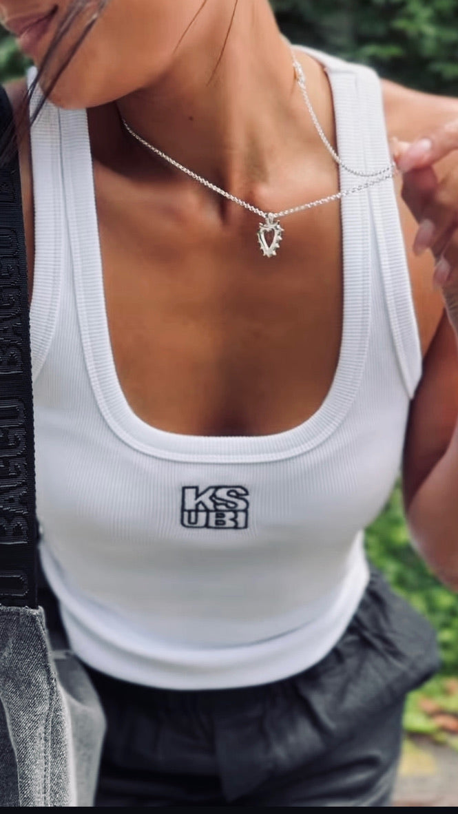 Stacked Origin Tank WHITE