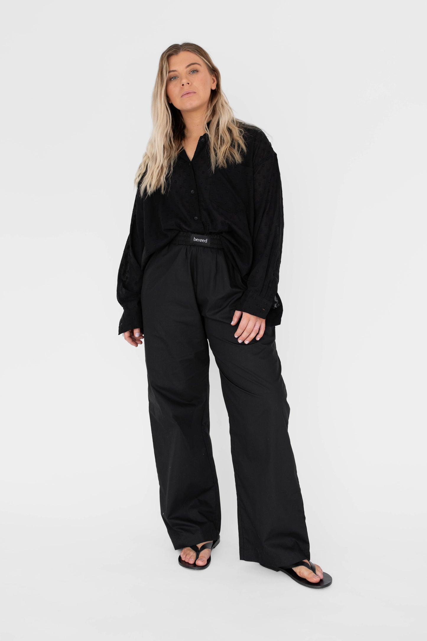 BEIGED // Willa Shirt BLACK