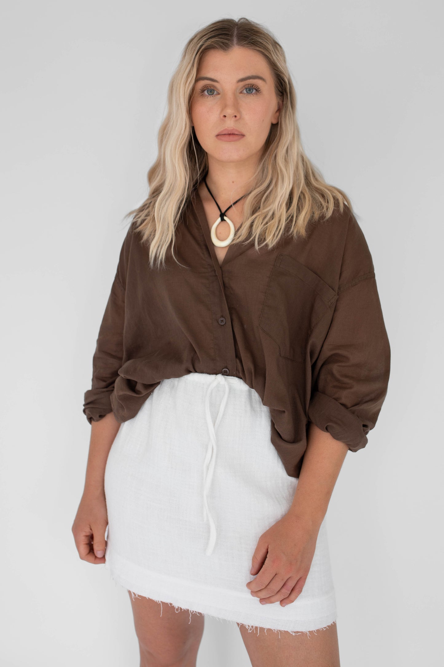 BEIGED // The Everyday Shirt MOCHA