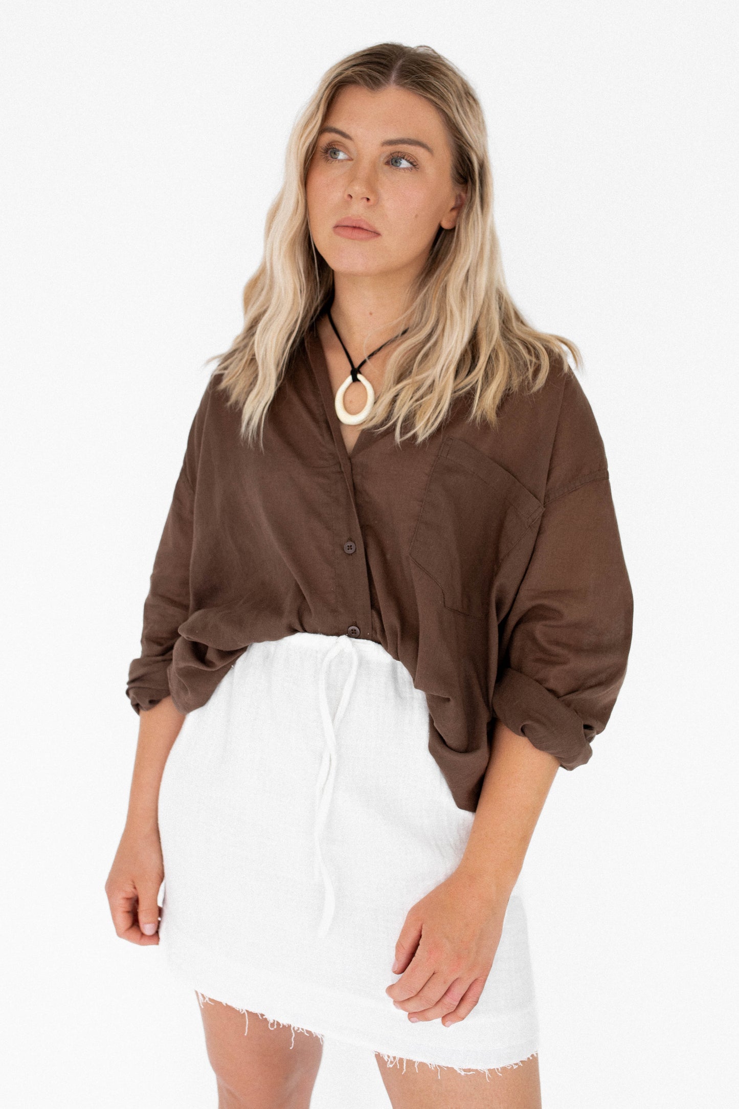 BEIGED // The Everyday Shirt MOCHA
