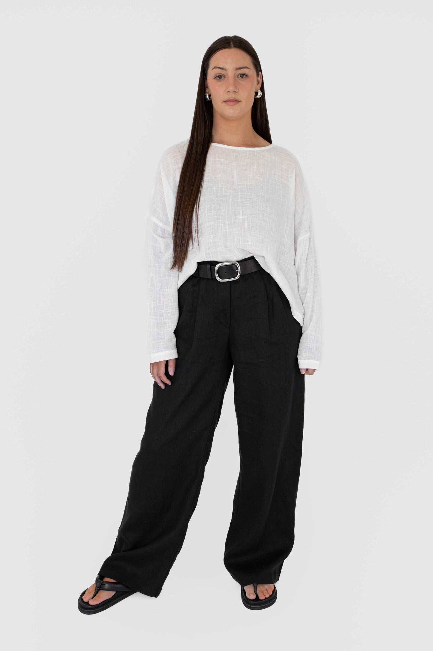 BEIGED // Lu Top WHITE