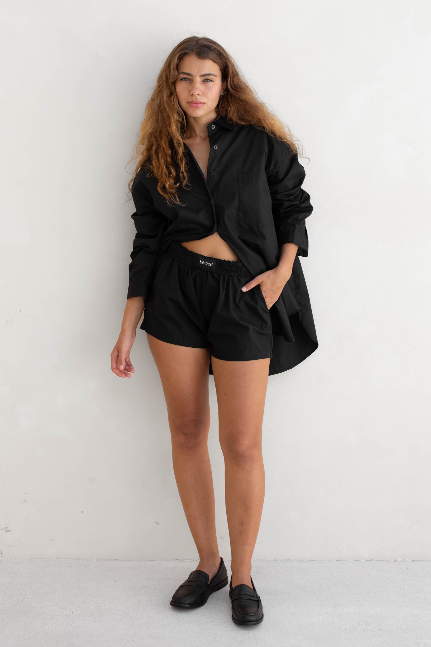 BEIGED // Willa Shirt BLACK