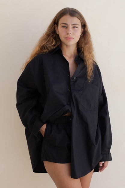BEIGED // Willa Shirt BLACK