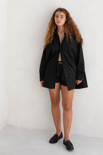 BEIGED // Willa Shirt BLACK