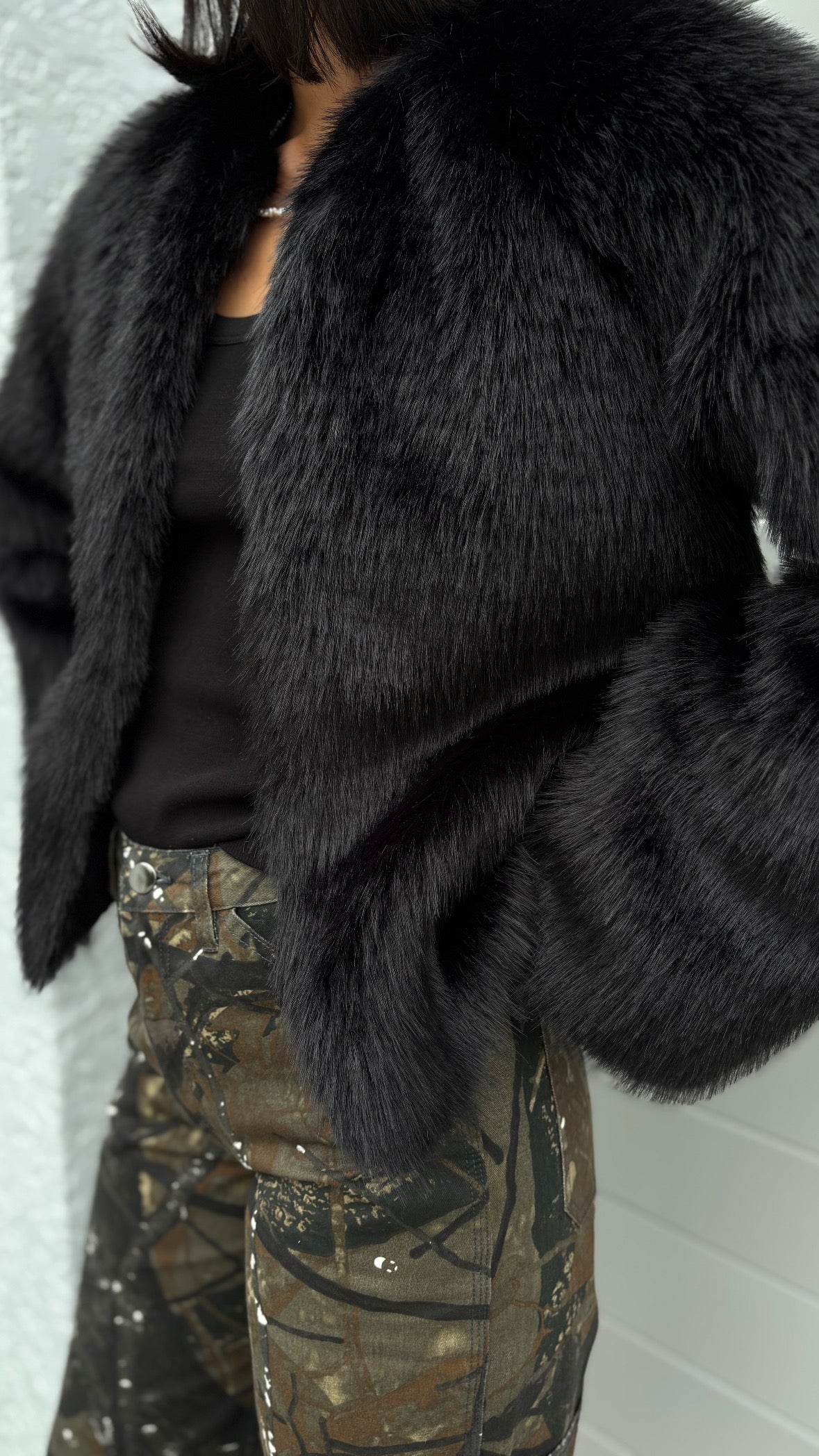 PRE-LOVED // BLAK Faux Fur Jacket