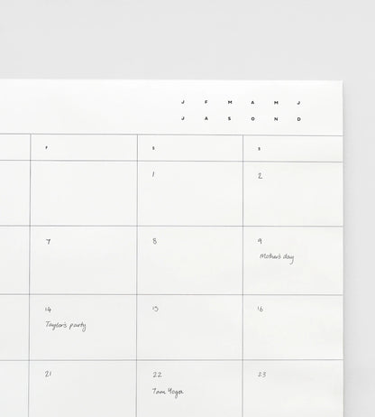 FATHER RABBIT // A2 Month Planner