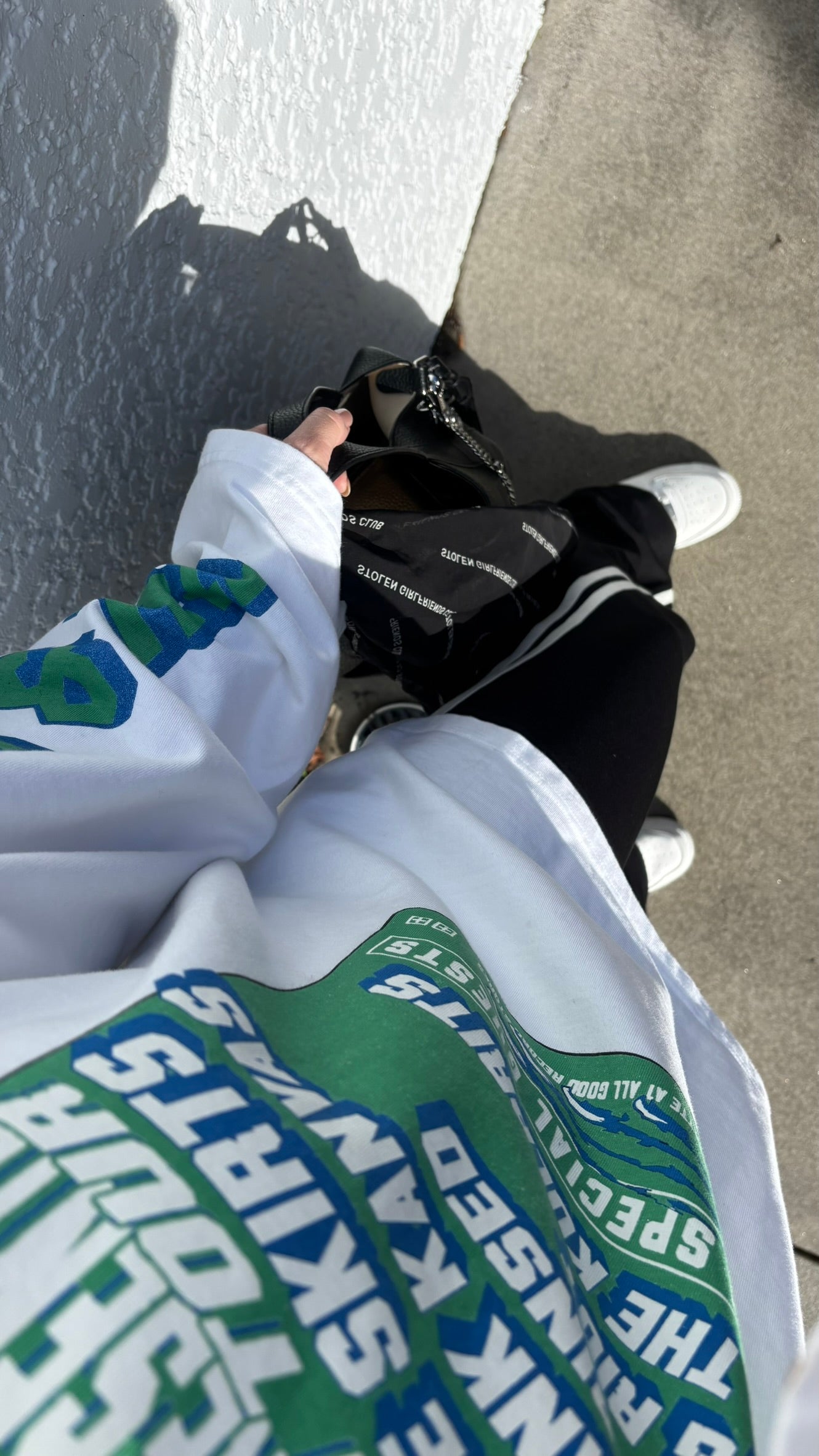KStudio Boyfriend LS Tee WHITE