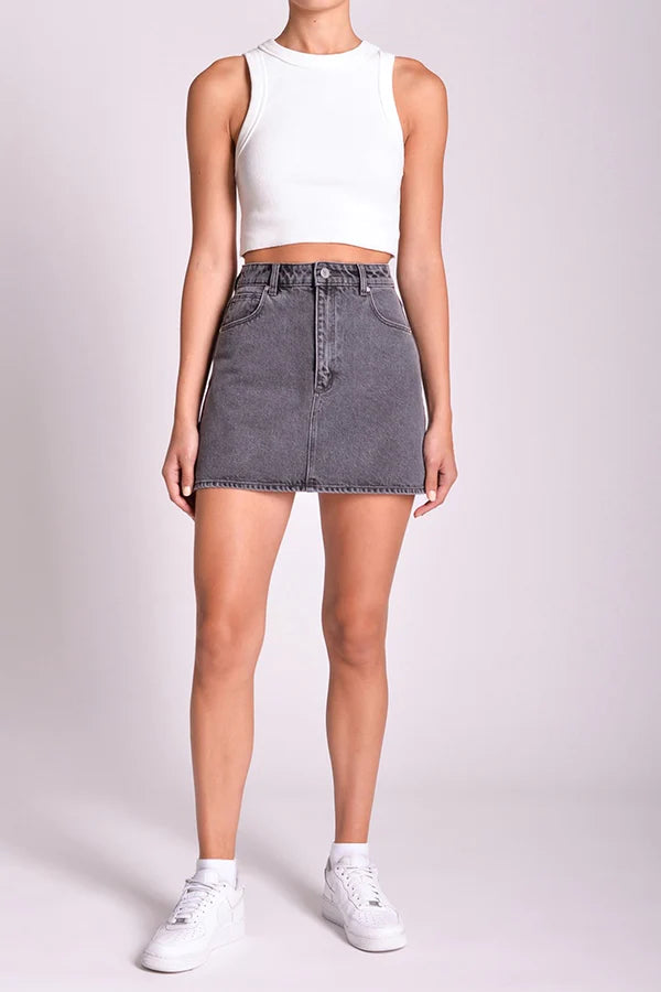 ABRAND // Aline Skirt Ricki WASHED BLACK