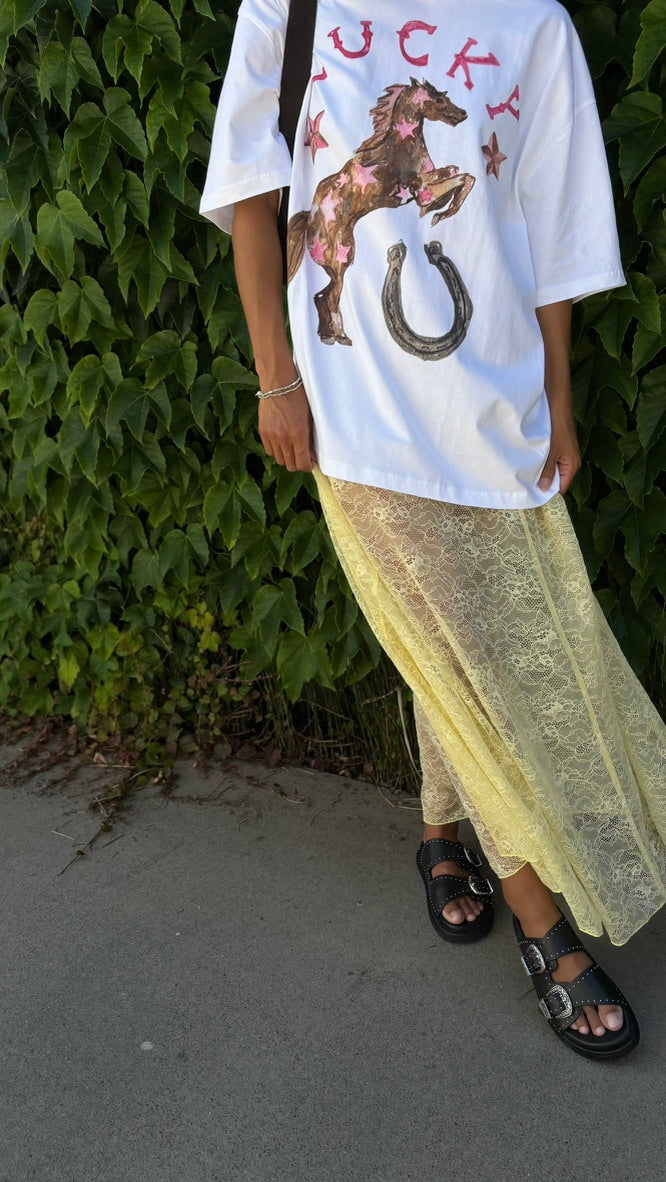 BABY LEMONADE // Isabel Lace Skirt LEMON
