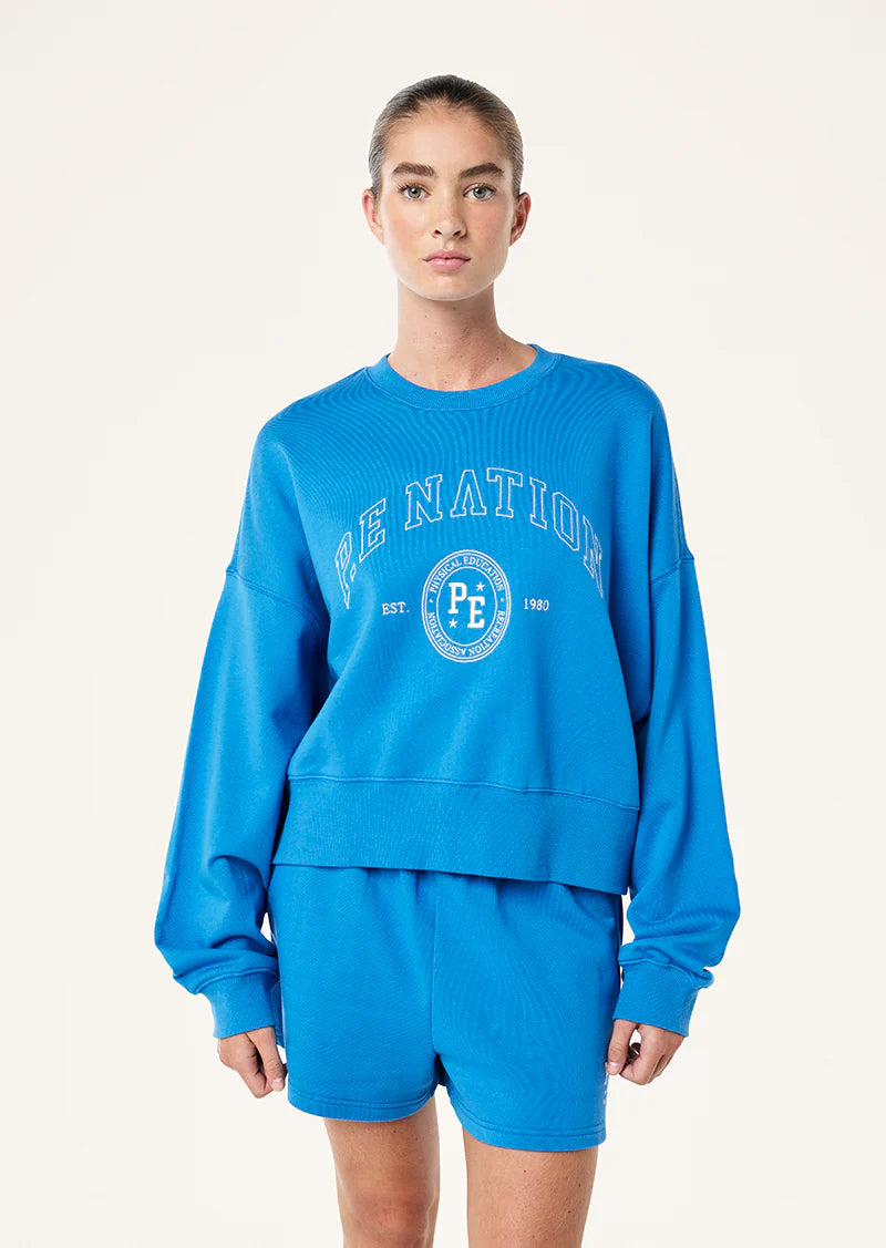 P.E NATION // Adobe Sweater FRENCH BLUE