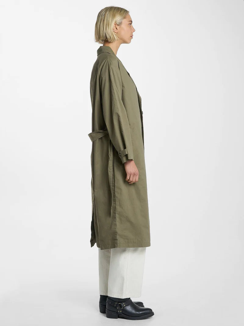 THRILLS // Adrianna Trench Coat ALOE