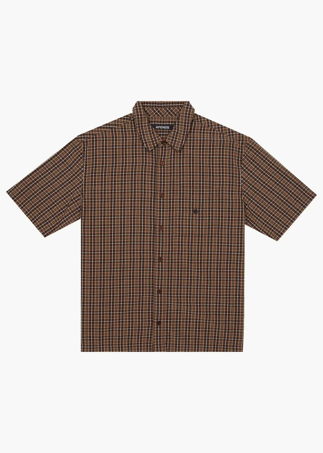 AFENDS // Hometown Shirt COFFEE