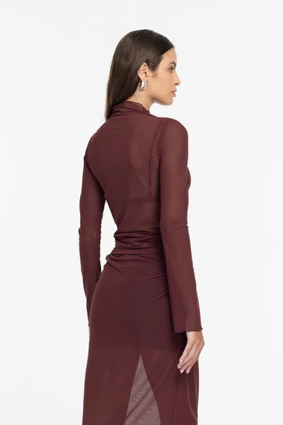 BLAK // A Little Bit More Top MAROON