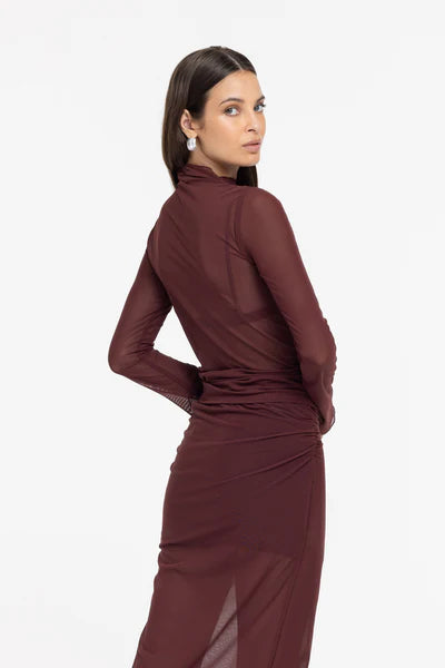BLAK // A Little Bit More Top MAROON